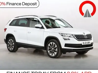 Used Skoda Kodiaq SE Drive 150 HP (110 kW) 2021 White SUV