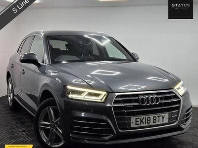 Grey Used 2018 Audi Q5 S-Line SUV | £17,295 (Fair price)