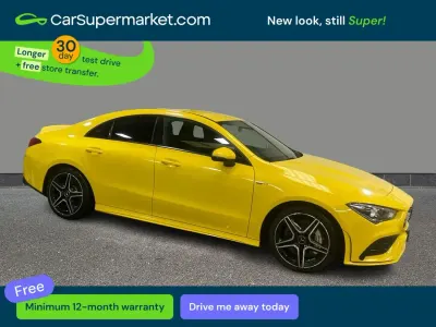 Usado Mercedes CLA35 AMG 306 HP (225 kW) 2020 Amarelo Coupé