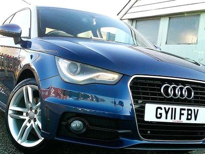Used Audi A1 S-Line 2011 Blue Hatchback