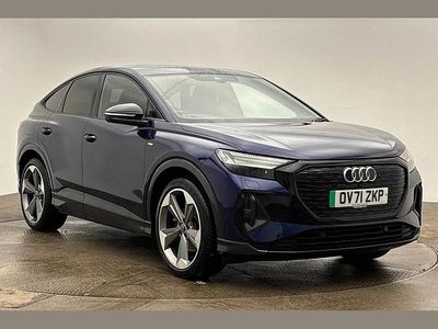 Used Audi Q4 Sportback e-tron Advanced Plus 125 kW (170 HP) 2022 Blue SUV