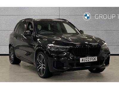 Black sapphire metallic paint Used 2022 BMW X5 M Sport SUV | £43,195 (Super price)