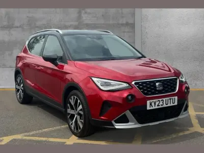 Used Seat Arona Xperience Lux 110 HP (80 kW) 2023 Desire red SUV