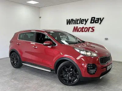 Used Kia Sportage GT-Line 136 HP (100 kW) 2017 Red SUV