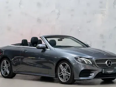 Used Mercedes E220 AMG line 194 HP (142 kW) 2019 Grey Cabriolet
