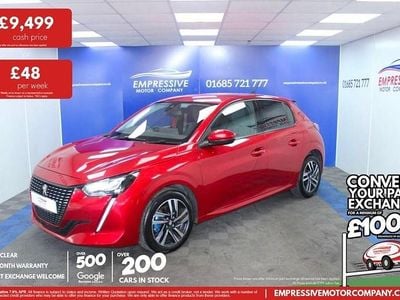 Used Peugeot 208 Allure 100 HP (73 kW) 2021 Red Hatchback