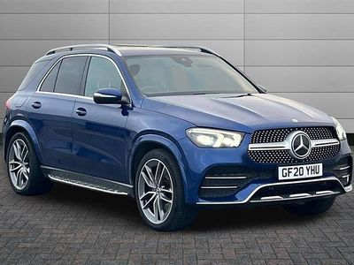 Brilliant blue Used 2020 Mercedes GLE450 AMG AMG line Estate | £37,490 (Good price)