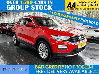 Used VW T-Roc SE 115 HP (84 kW) 2020 Red SUV