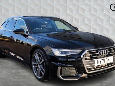 Used Audi A6 S-Line 204 HP (150 kW) 2021 Black Estate