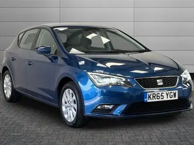 Begagnad Seat Leon SE 125 HK (91 kW) 2016 Blå Halvkombi