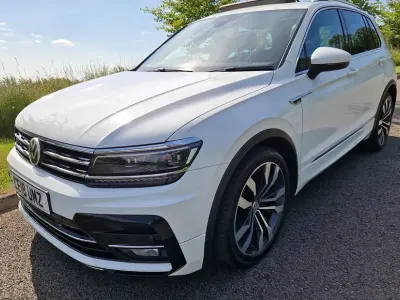 Used VW Tiguan R-line 150 HP (110 kW) 2018 White SUV
