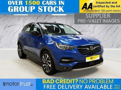 Used Vauxhall Grandland X Elite 130 HP (95 kW) 2018 Blue SUV