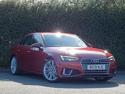 Used Audi A4 S-Line 190 HP (139 kW) 2019 Red Sedan