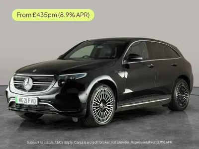 Used Mercedes EQC400 AMG line 300 kW (408 HP) 2021 Black SUV