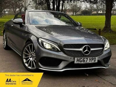 Used Mercedes C220 AMG Line Premium Plus 2017 Grey Cabriolet