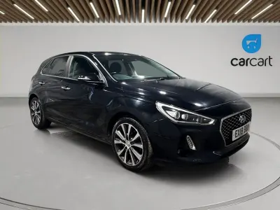 Used Hyundai i30 Premium 110 HP (80 kW) 2018 Black Hatchback