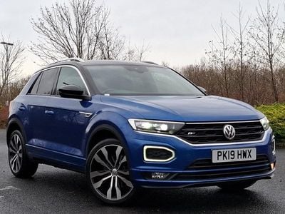 Blue Used 2019 VW T-Roc R-line SUV | £18,698 (Fair price)