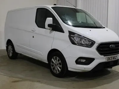 Used Ford Transit Custom Limited 130 HP (95 kW) 2021 White Van