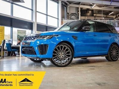 Second-hand Land Rover Range Rover Sport SVR 575 CP (422 kW) 2019 Albastru SUV
