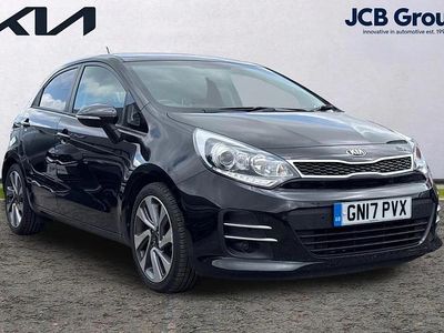 Used Kia Rio 107 HP (78 kW) 2017 Black Hatchback