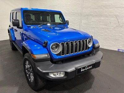 Hydro blue Used 2024 Jeep Wrangler Sahara SUV | £47,495 (Super price)