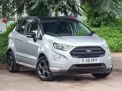 Used Ford Ecosport ST-Line 100 HP (73 kW) 2018 Silver SUV