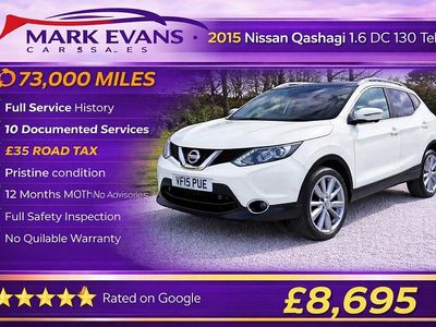 Used Nissan Qashqai Tekna 130 HP (95 kW) 2015 White SUV