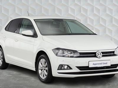 Pure white Used 2020 VW Polo Match Hatchback | £14,500 (Fair price)