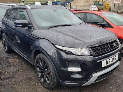 Black Used 2012 Land Rover Range Rover evoque Dynamic Estate | £6,450 (Fair price)