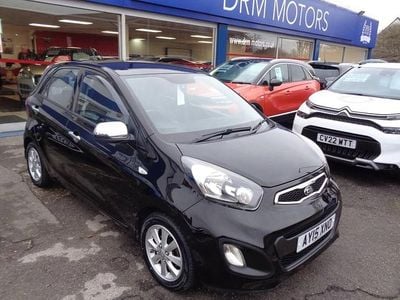 Used Kia Picanto 68 HP (50 kW) 2015 Black Hatchback