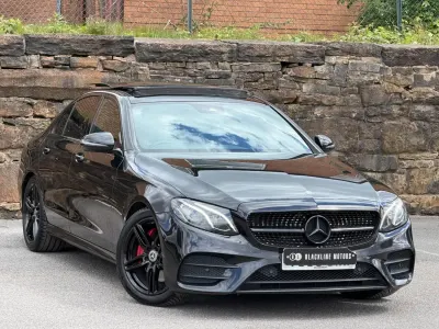 Usado Mercedes E220 AMG Line Premium 2016 Preto Sedan