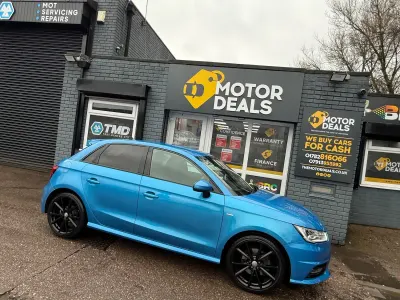 Used Audi A1 Sportback Black Edition 2017 Blue Hatchback