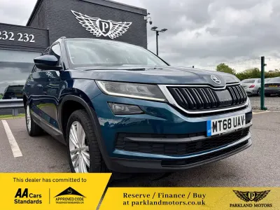 Używany Skoda Kodiaq SE L 150 KM (110 kW) 2018 Niebieski SUV