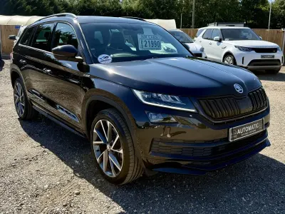 Used Skoda Kodiaq SportLine 187 HP (137 kW) 2019 Black SUV