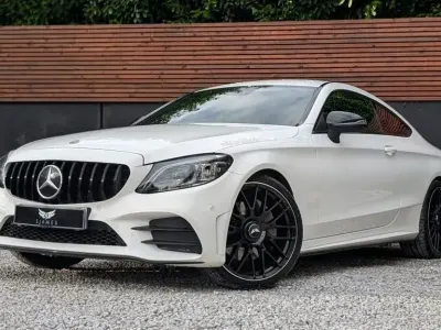 Used Mercedes C200 AMG Line Premium 2021 White Coupe