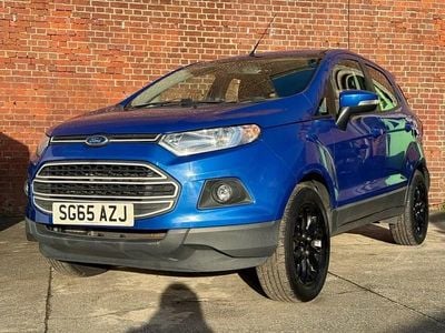 Used Ford Ecosport Zetec 95 HP (69 kW) 2015 Blue SUV