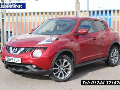 Used Nissan Juke Tekna 2017 Red SUV