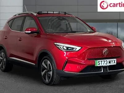 Used MG ZS Trophy Connect 114 kW (156 HP) 2022 Red SUV