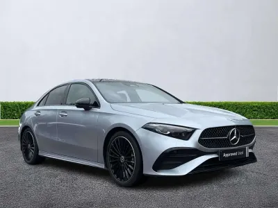 Used Mercedes A200 AMG Line Premium Plus 161 HP (118 kW) 2025 Silver Sedan