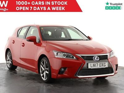 Used Lexus CT200h Executive Line 2017 Red Hatchback