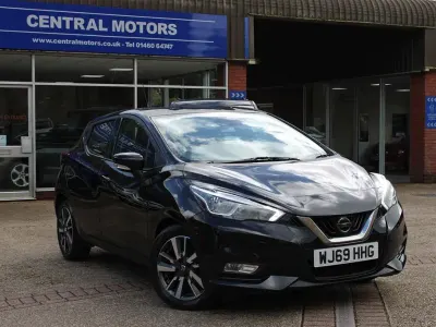 Used Nissan Micra Acenta 90 HP (66 kW) 2019 Black Hatchback