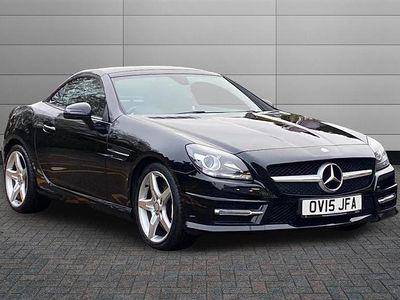 Black Used 2015 Mercedes SLK200 AMG Cabriolet | £13,790 (Fair price)