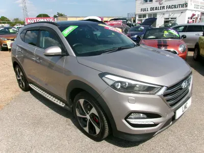 Used Hyundai Tucson Premium SE 136 HP (100 kW) 2015 Beige SUV