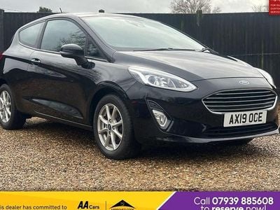 Black Used 2019 Ford Fiesta Zetec Hatchback | £7,995 (Fair price)
