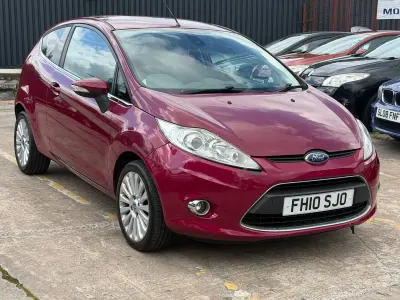 Used Ford Fiesta Titanium 2010 Red Hatchback