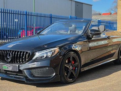 Używany Mercedes C220 AMG line 2017 Czarny Kabriolet