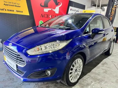 Used Ford Fiesta Titanium 2014 Blue Hatchback