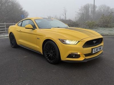Yellow Used 2018 Ford Mustang GT Coupe | £29,995 (Expensive)