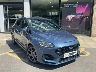 Used Ford Fiesta ST-Line 99 HP (72 kW) 2022 Blue Hatchback