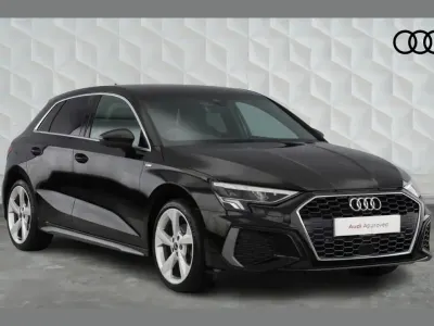 Used Audi A3 S-Line 150 HP (110 kW) 2023 Black Sedan